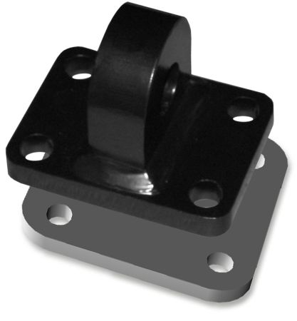 thumbnail image 2 of 2PCS 5 Ton D-Ring Shackles Mount With Backer Plate – Bolt On Clevis Mount For Bumper 2 of 6