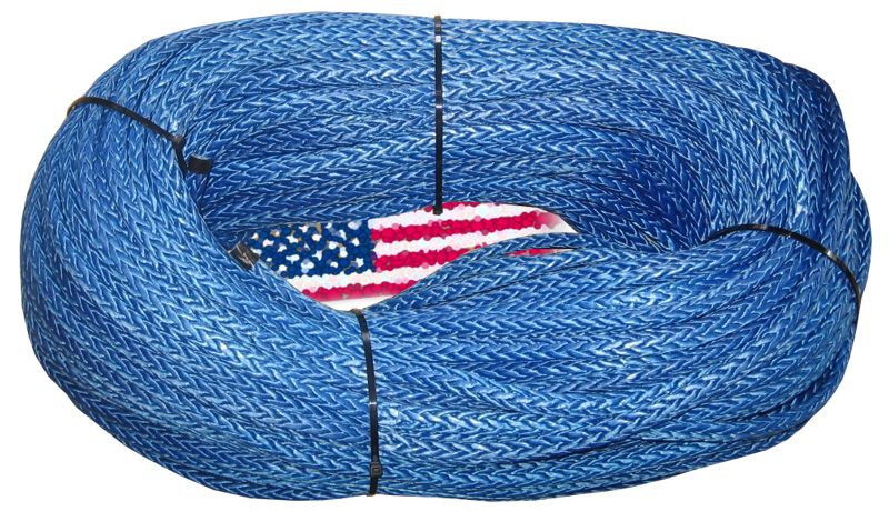 9,200 lb Strength BILLET4X4 U.S Made AMSTEEL Blue PLOW Rope 1/4 inch x 10 ft 4X4 Vehicle Recovery